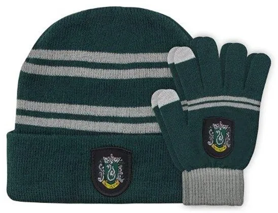 Harry Potter - Beanie/Gloves Slytherin Kids set EU - Beanie